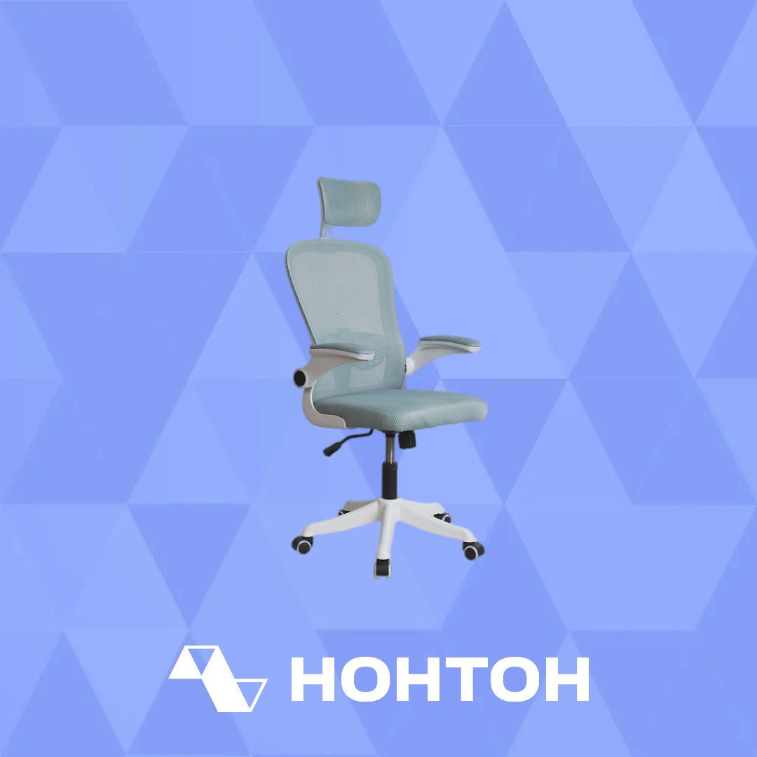 Компьютерное кресло GRAMBER C04 голубой / белый