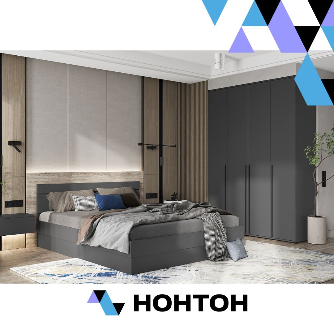 Спальня Челси №1 графит