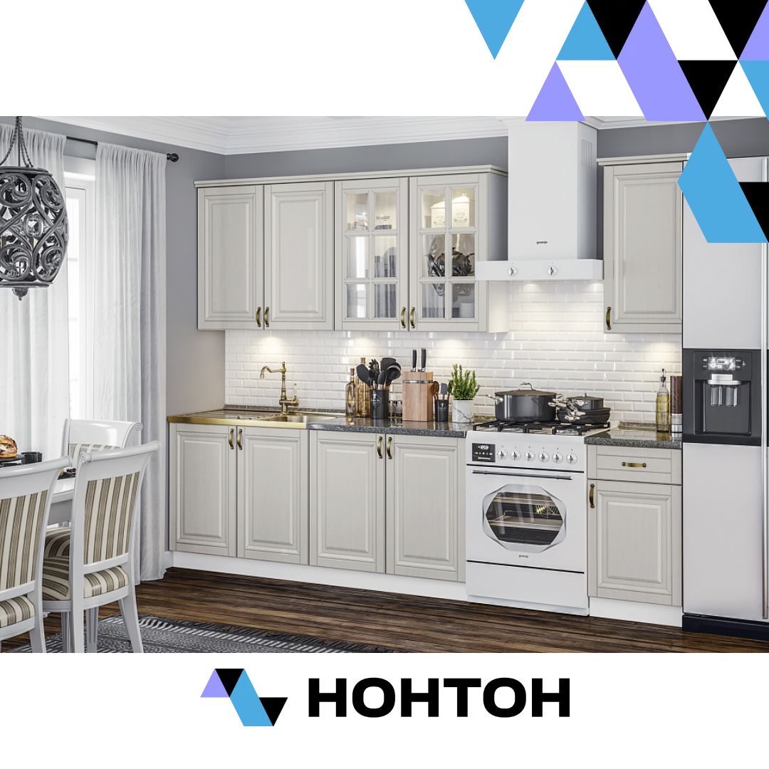 Кухня Престиж №3 2.0 м браш лайт грей