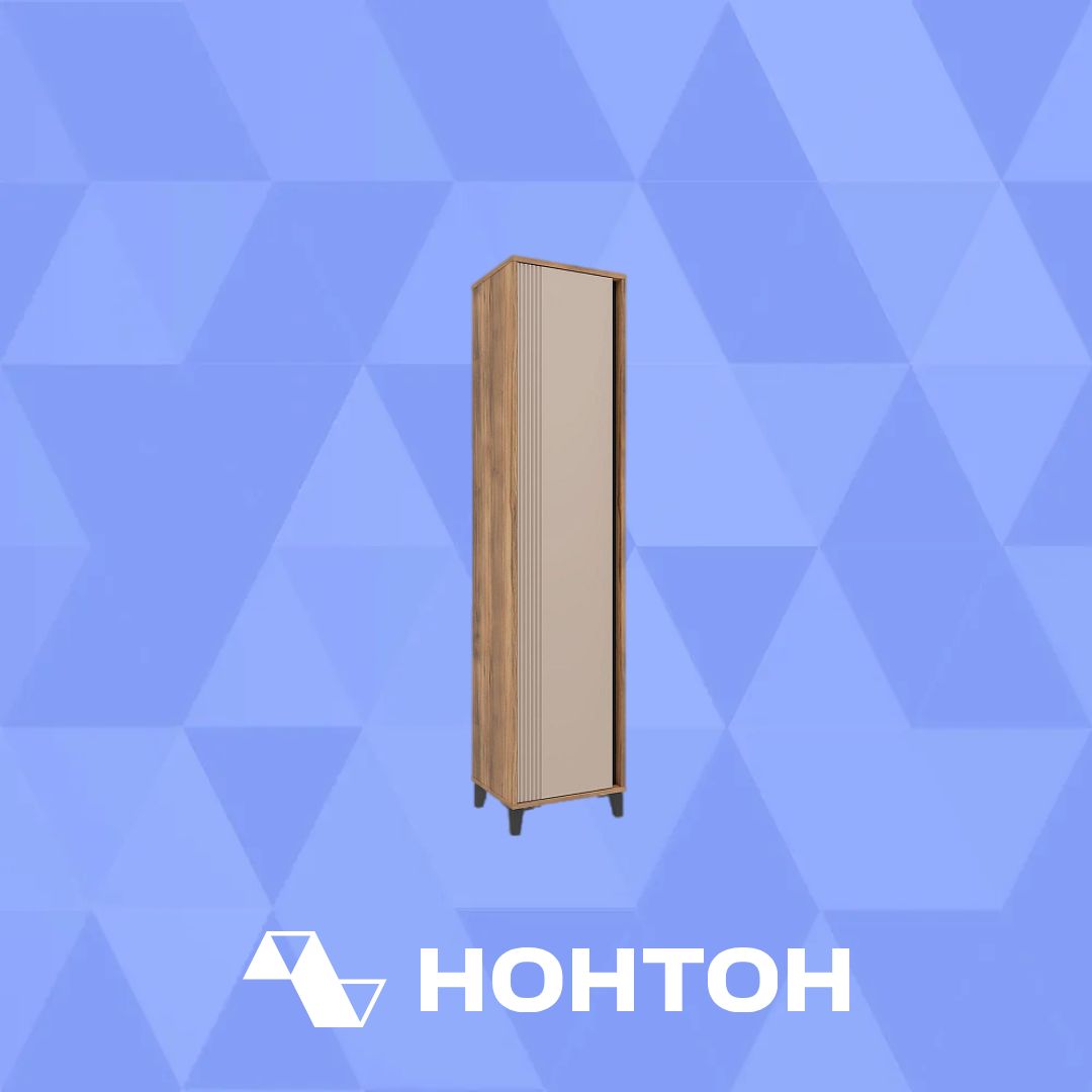 Пенал Богемия дуб барокко / бежевый