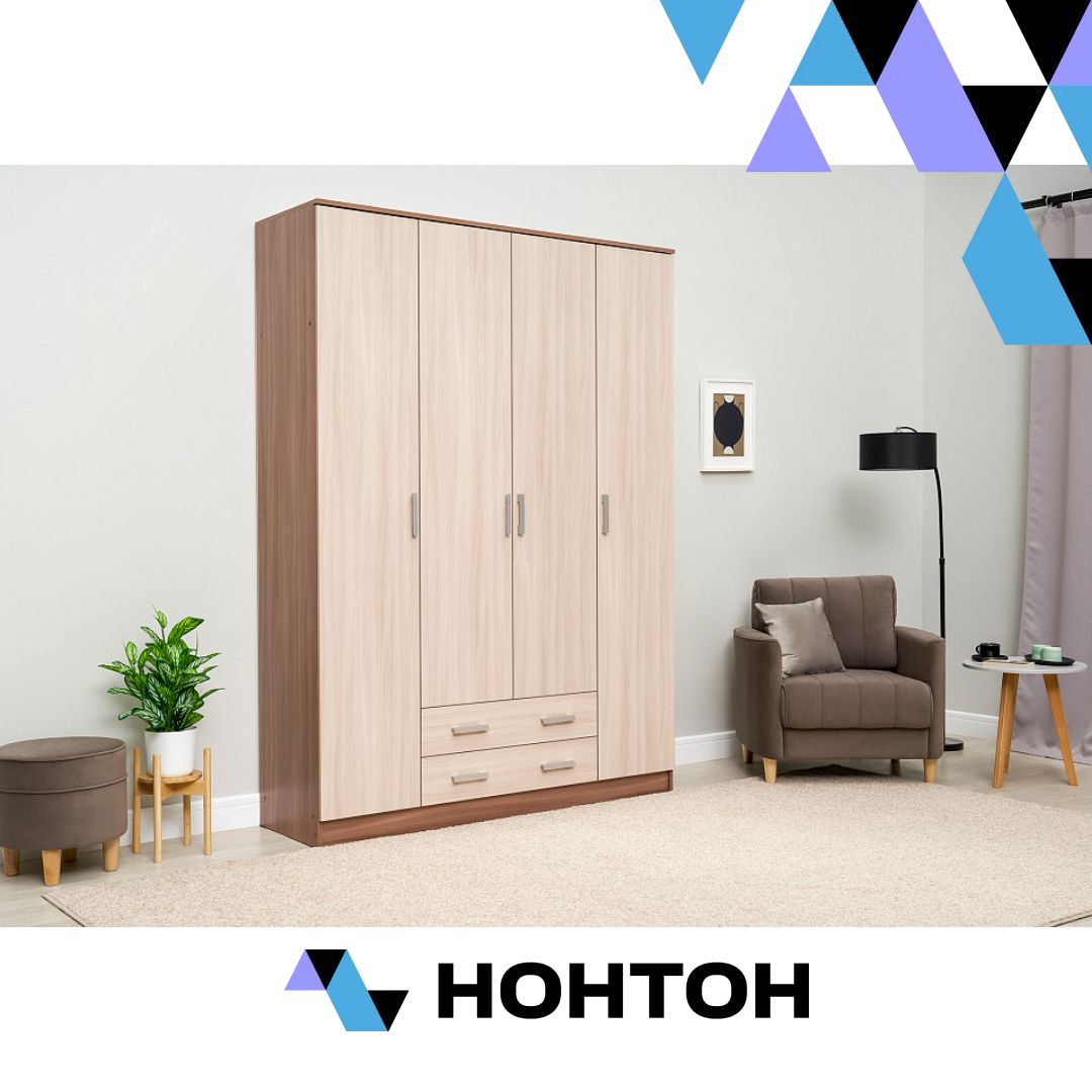 Шкаф Квадро ясень шимо