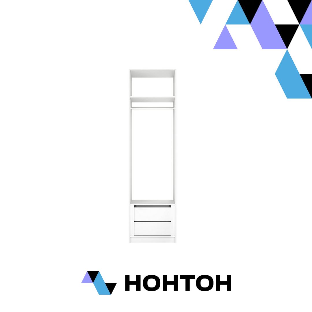 Шкаф Локер с ящиками белый снег