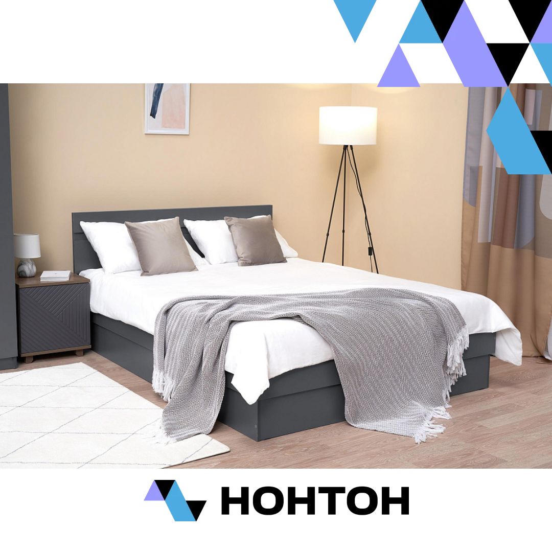 Кровать Челси графит