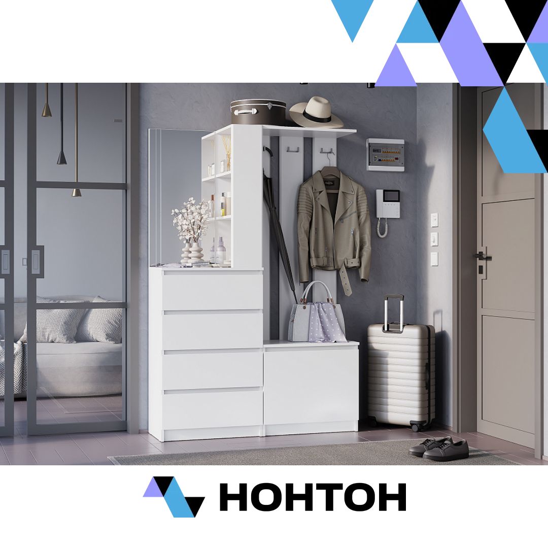 Прихожая Симпл ПР-04 белая