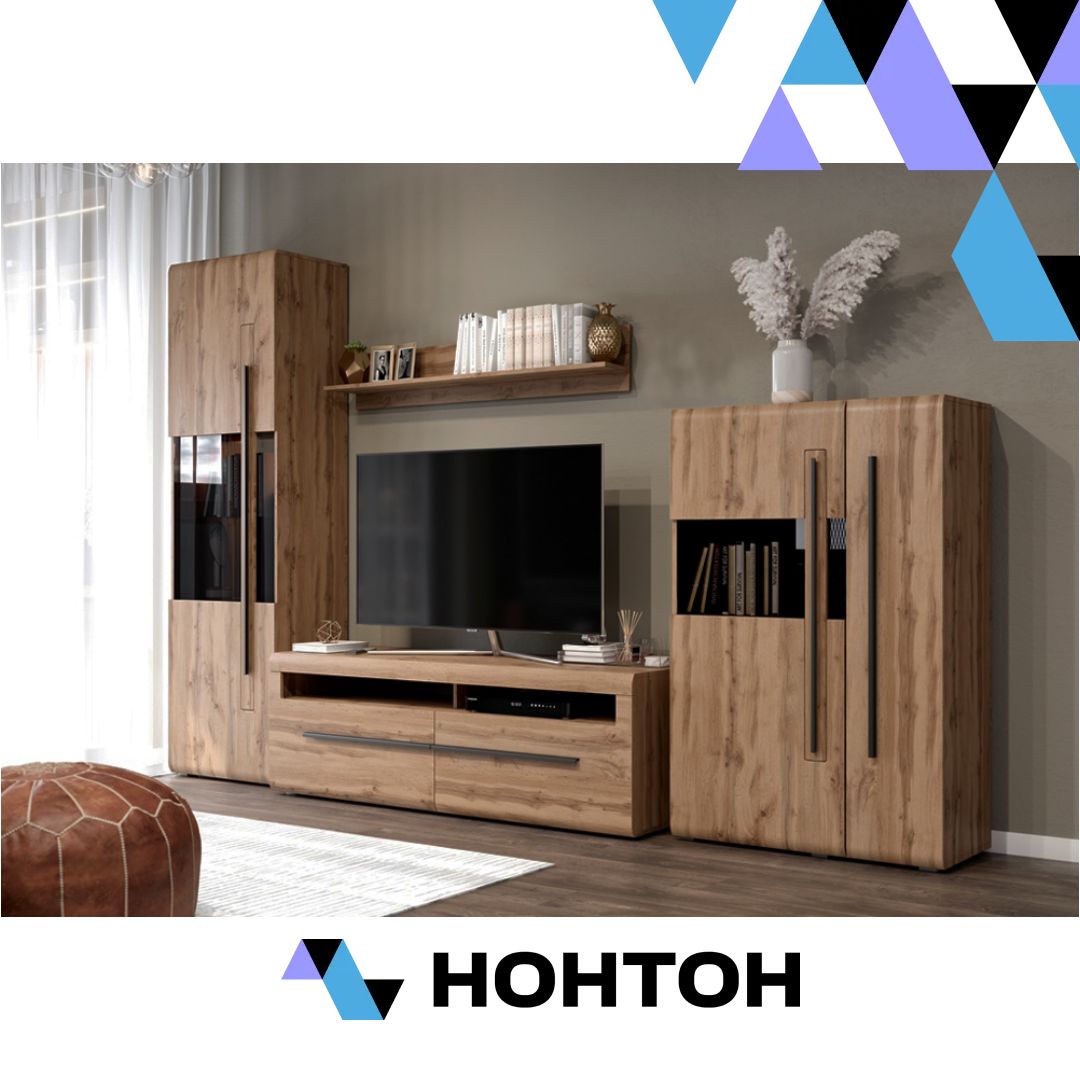 Гостиная Ницца 1 дуб вотан