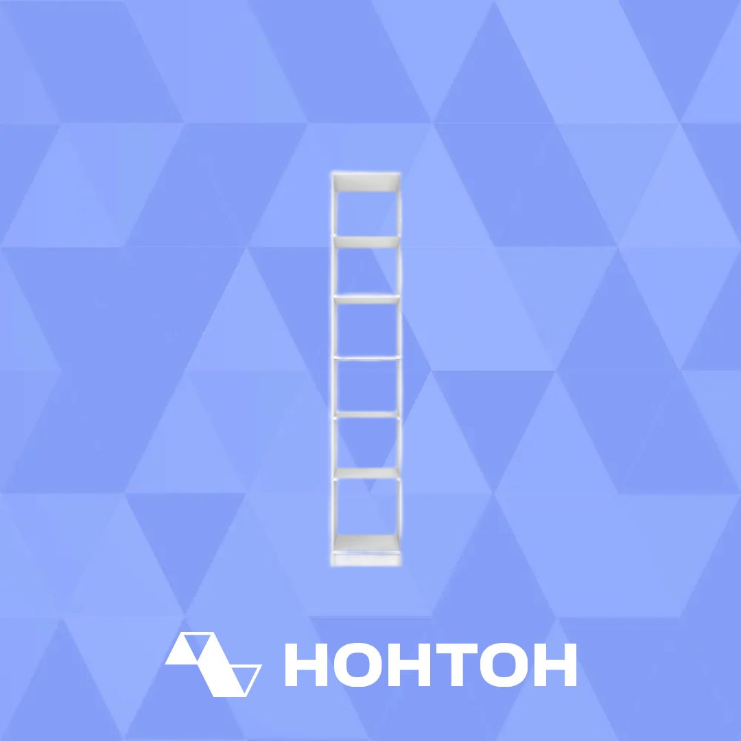 Стеллаж Локер белый снег
