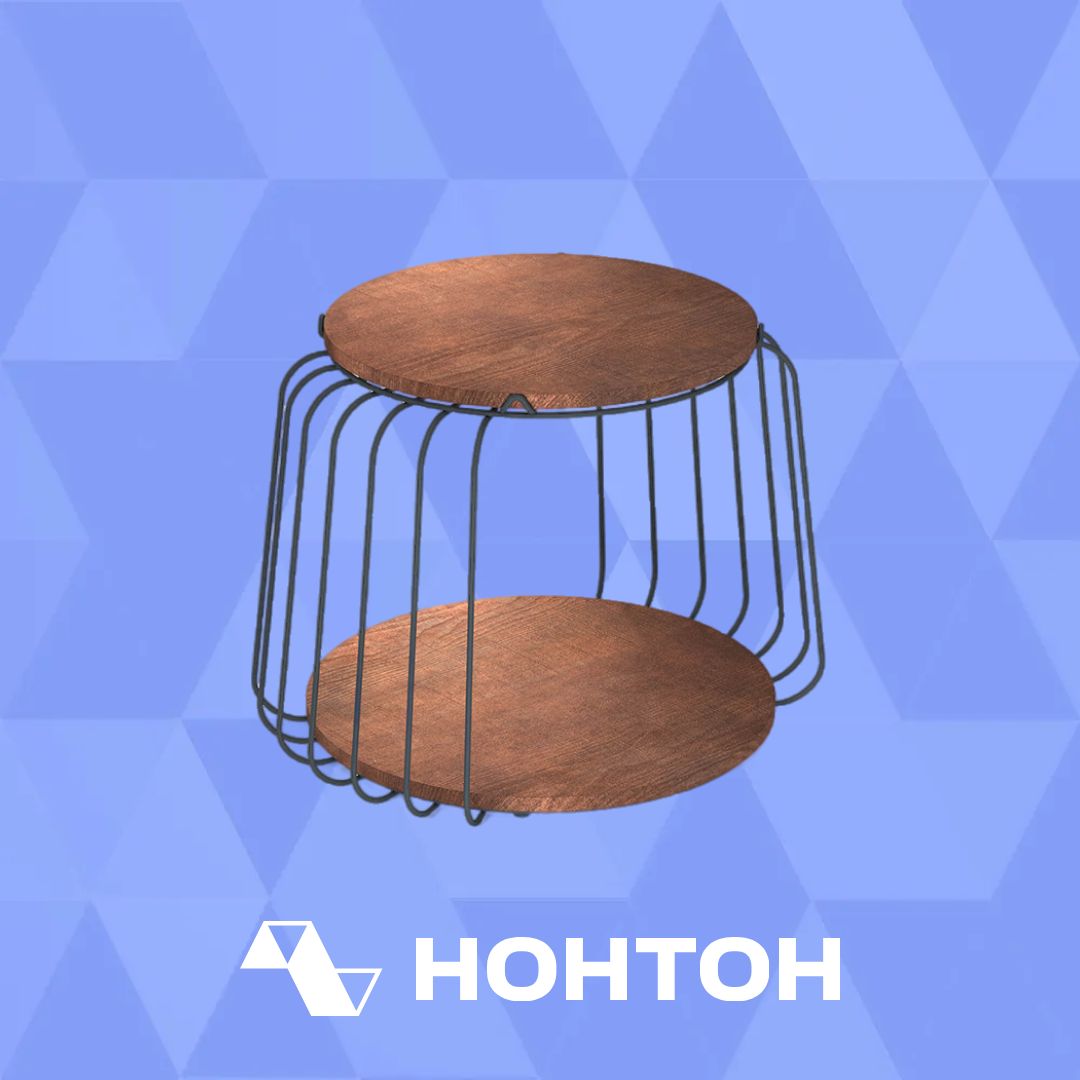 Стол журнальный SHT-CT70 кариф / антрацит