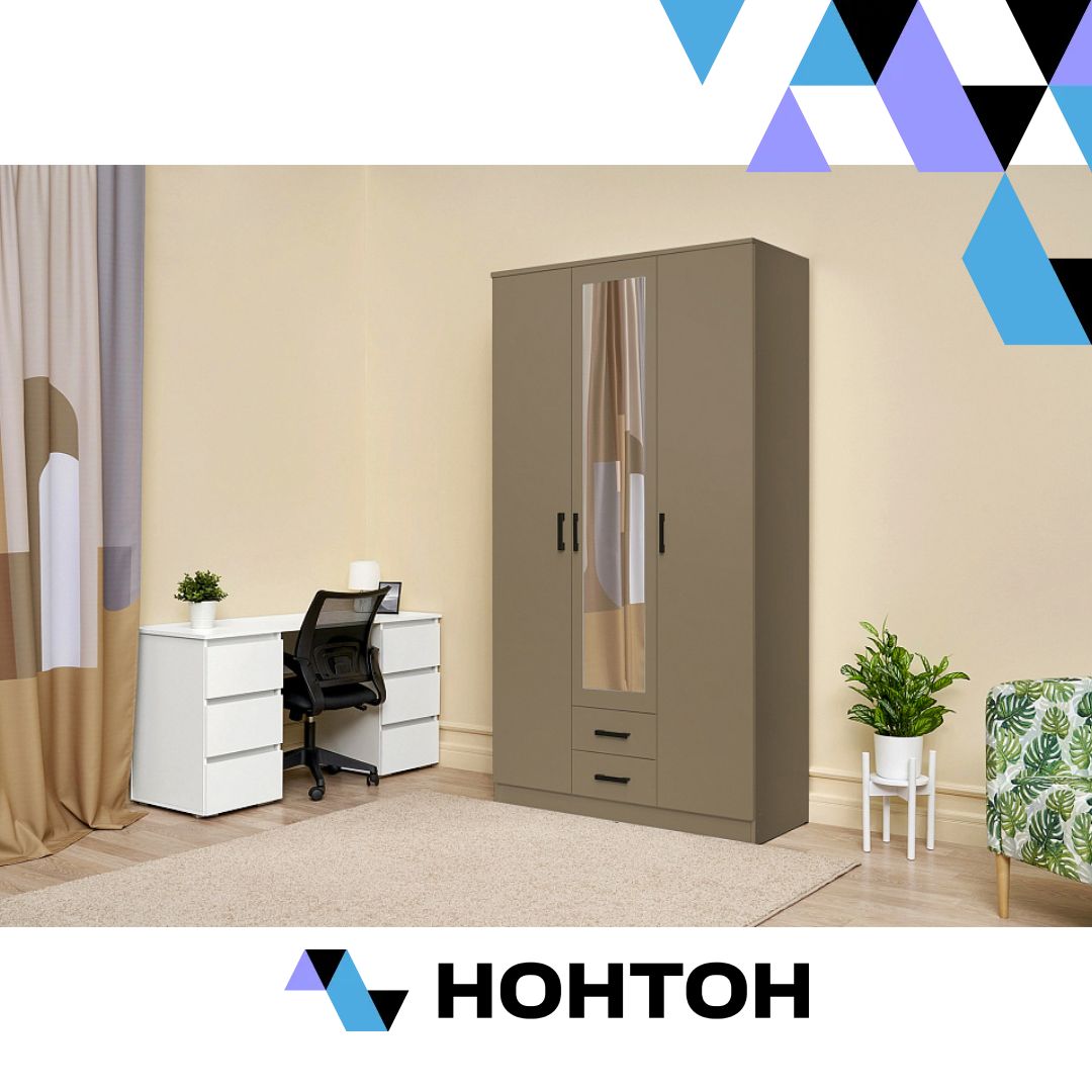 Шкаф Трио мокко