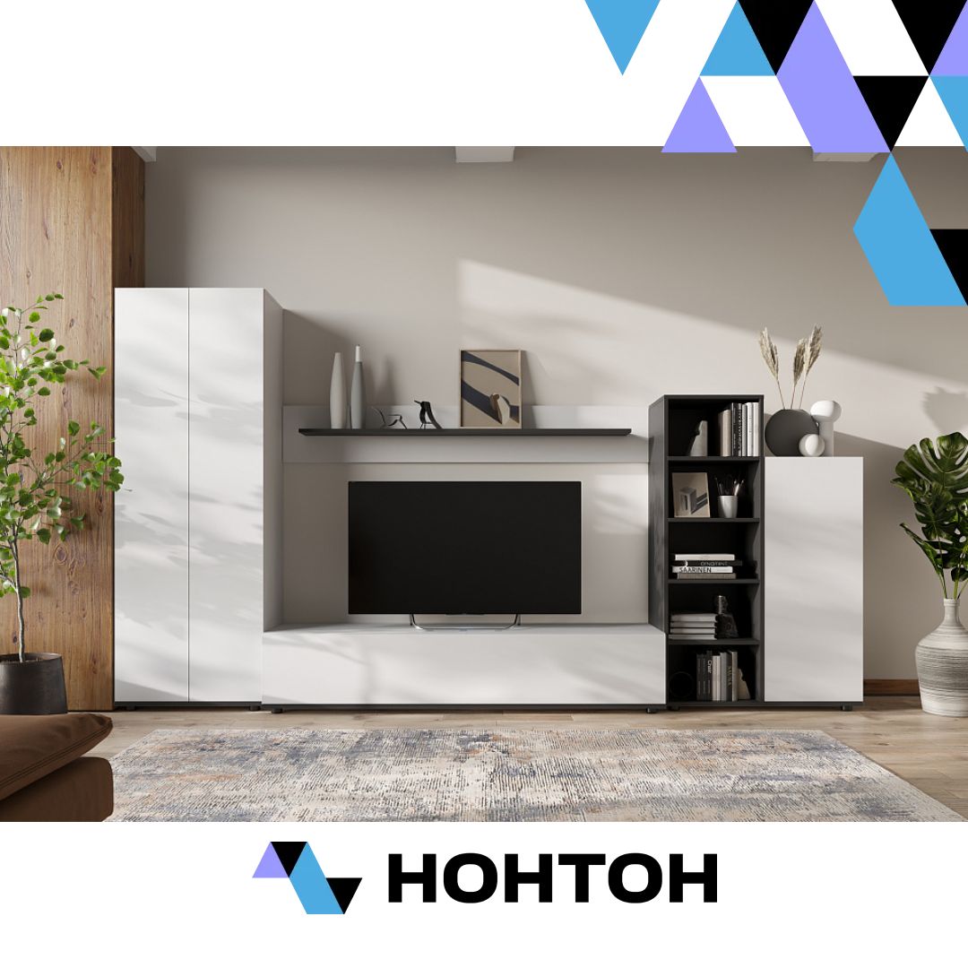 Гостиная Amazon черный / белый