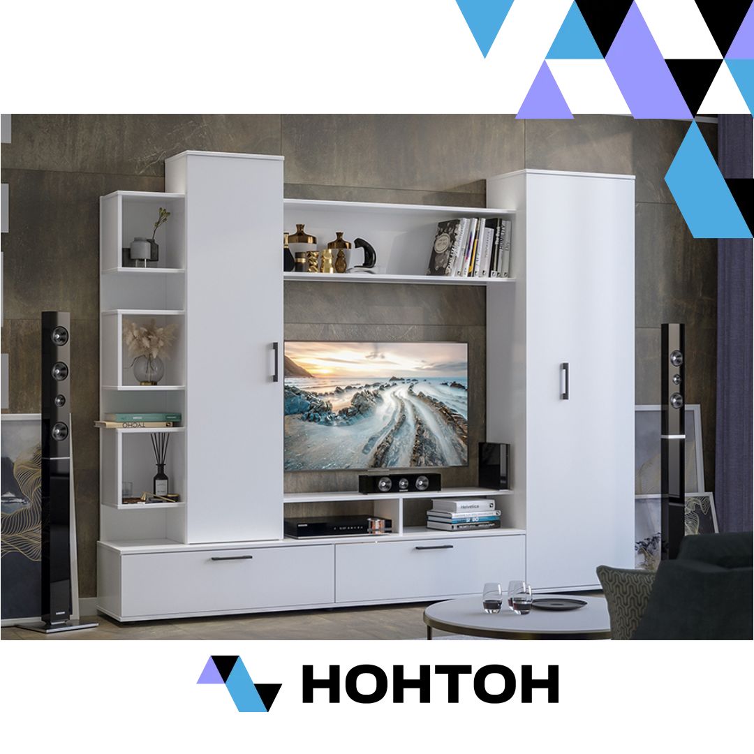 Стенка Дакота белый ясень