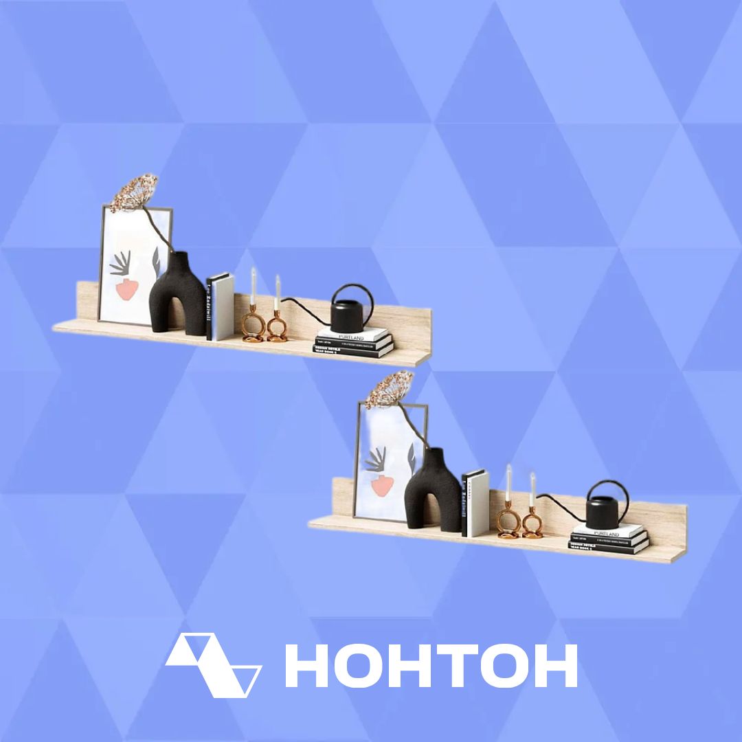 Комплект полок Ким дуб сонома