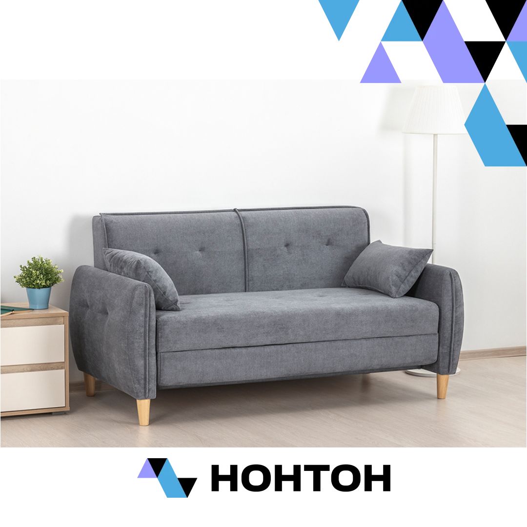 Диван еврокнижка Анита серый