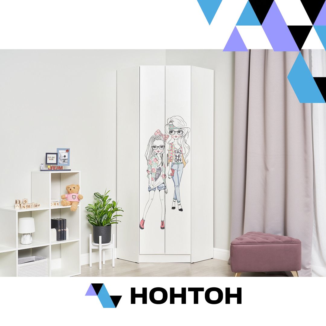 Шкаф угловой Вега FASHION белый