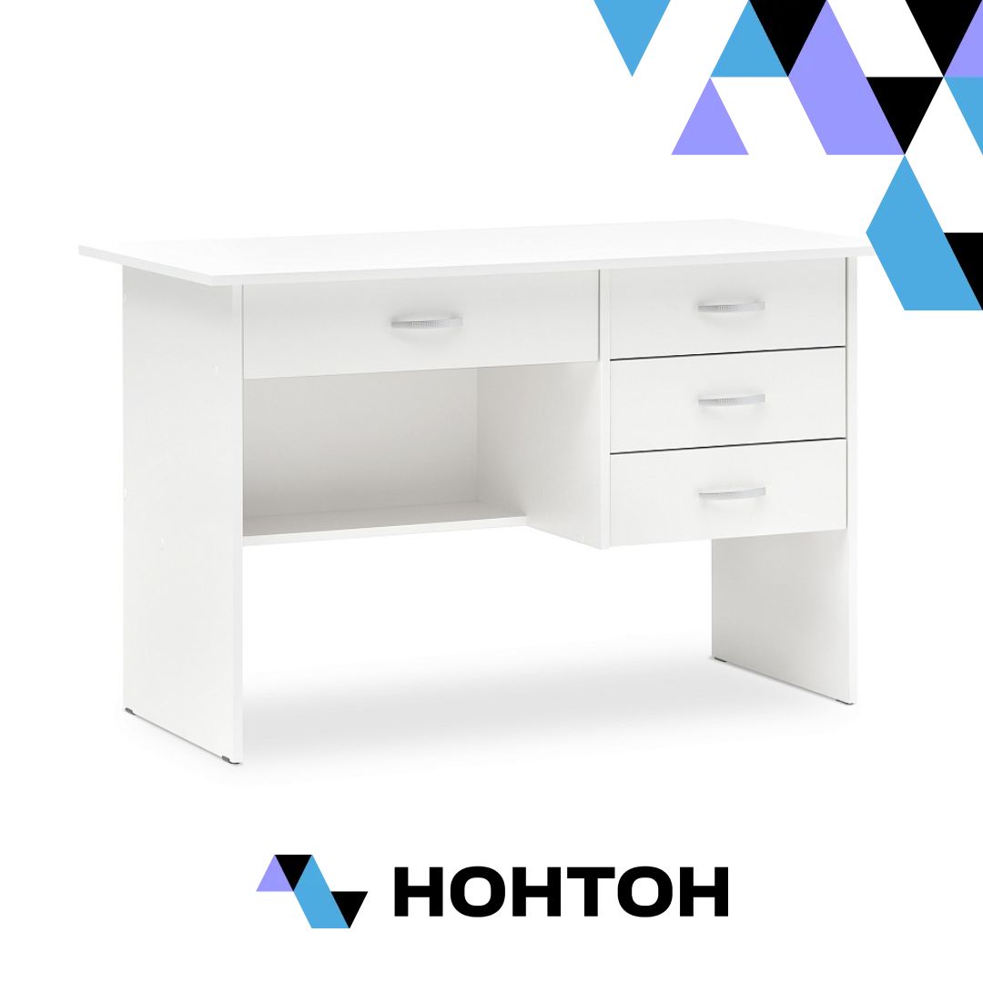 Стол письменный Сити белый