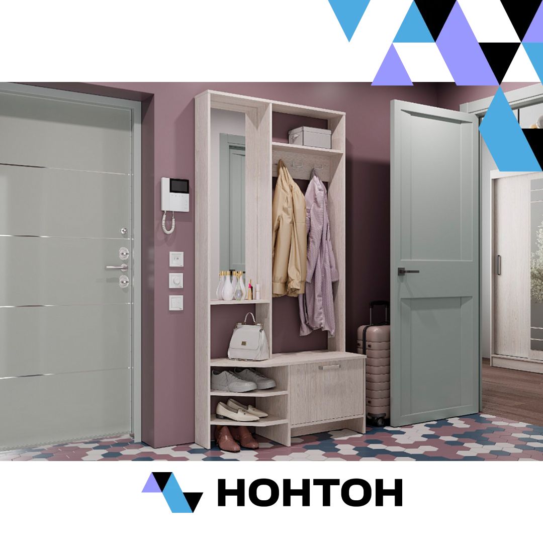 Прихожая Тео ясень белый