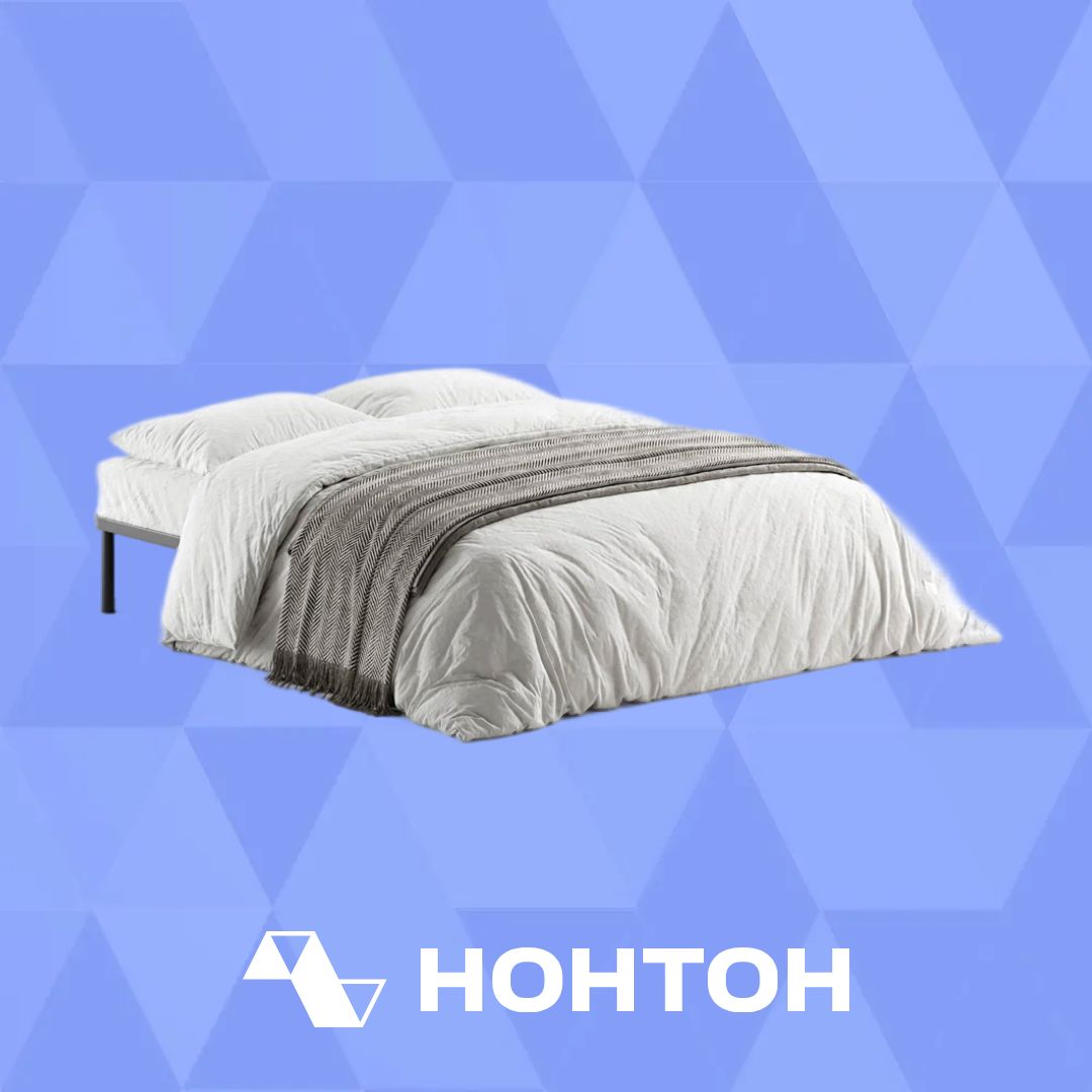 Кровать двуспальная Гевир черная