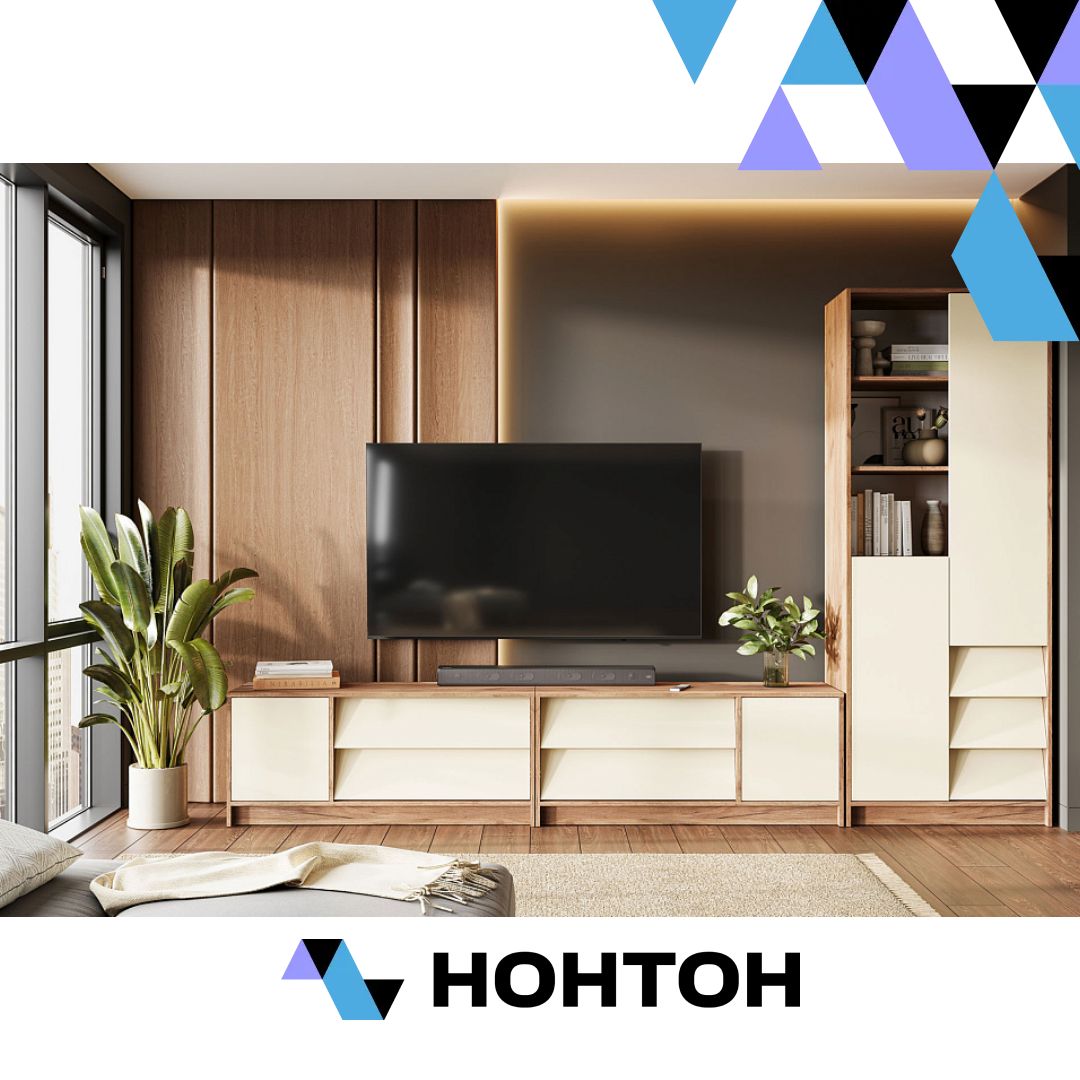 Гостиная Рейн дуб крафт табачный / кашемир