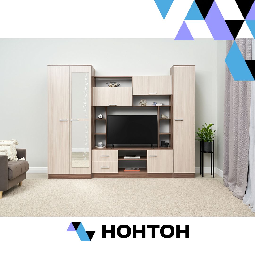 Гостиная Марта-11 ясень шимо светлый / ясень шимо темный