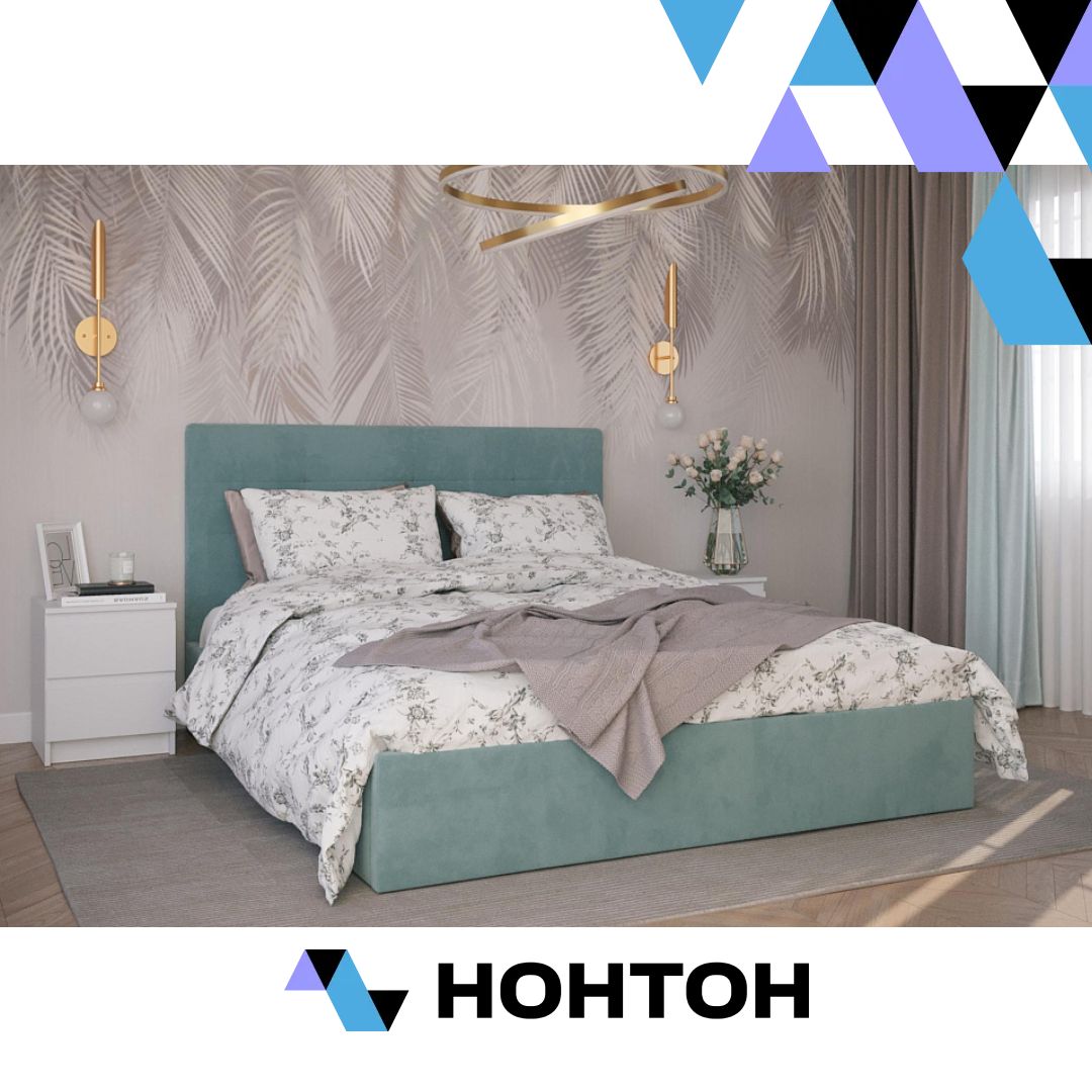 Кровать Диана мятная