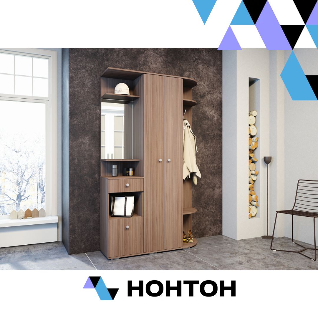 Прихожая Виза ясень шимо темный