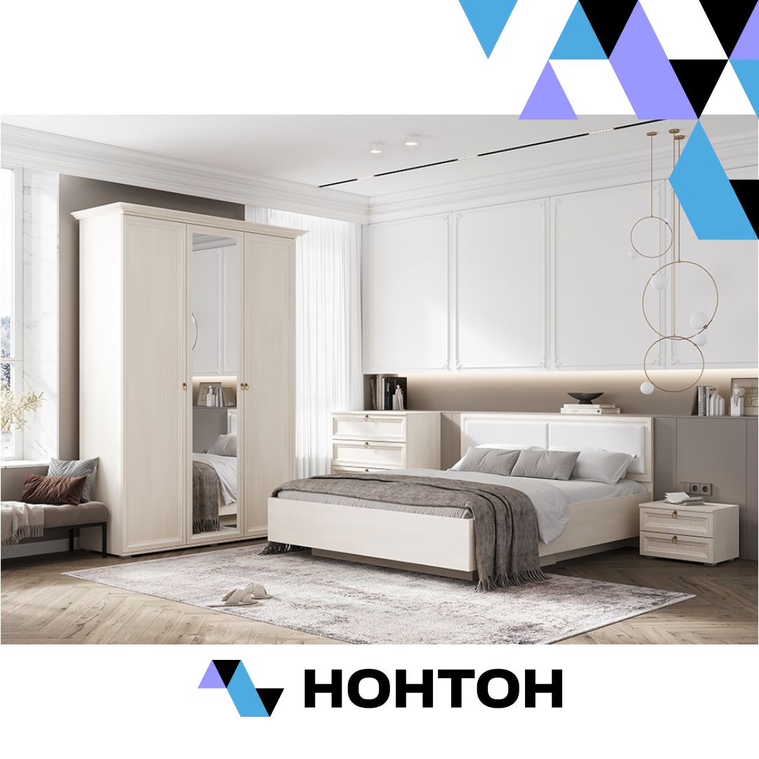 Спальня Престиж-2 сандал светлый