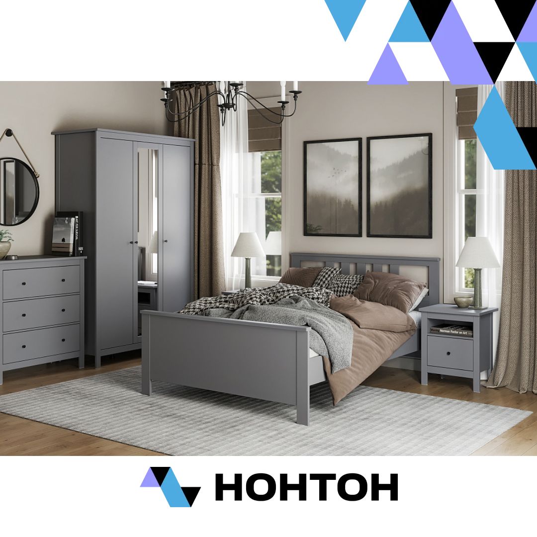 Спальня Сага № 2 серая