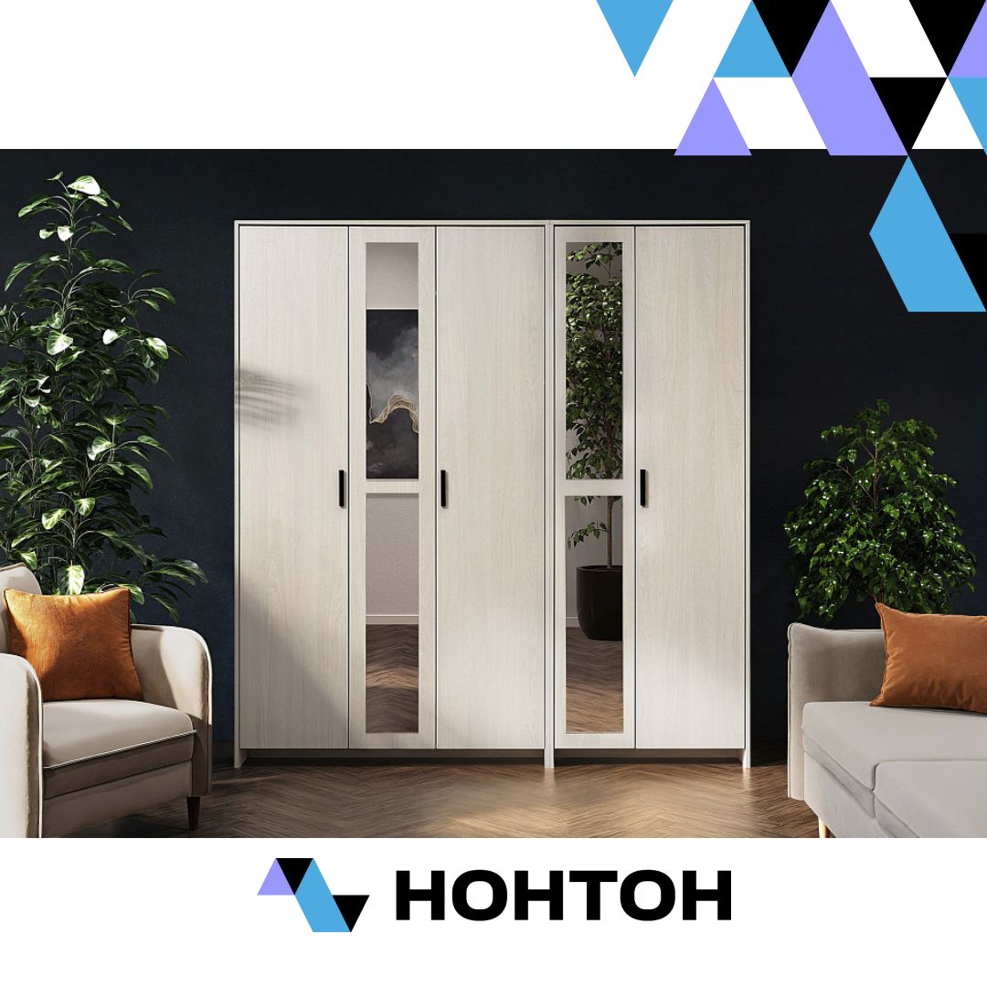 Комплект шкафов Глория 1.9 м ясень анкор светлый