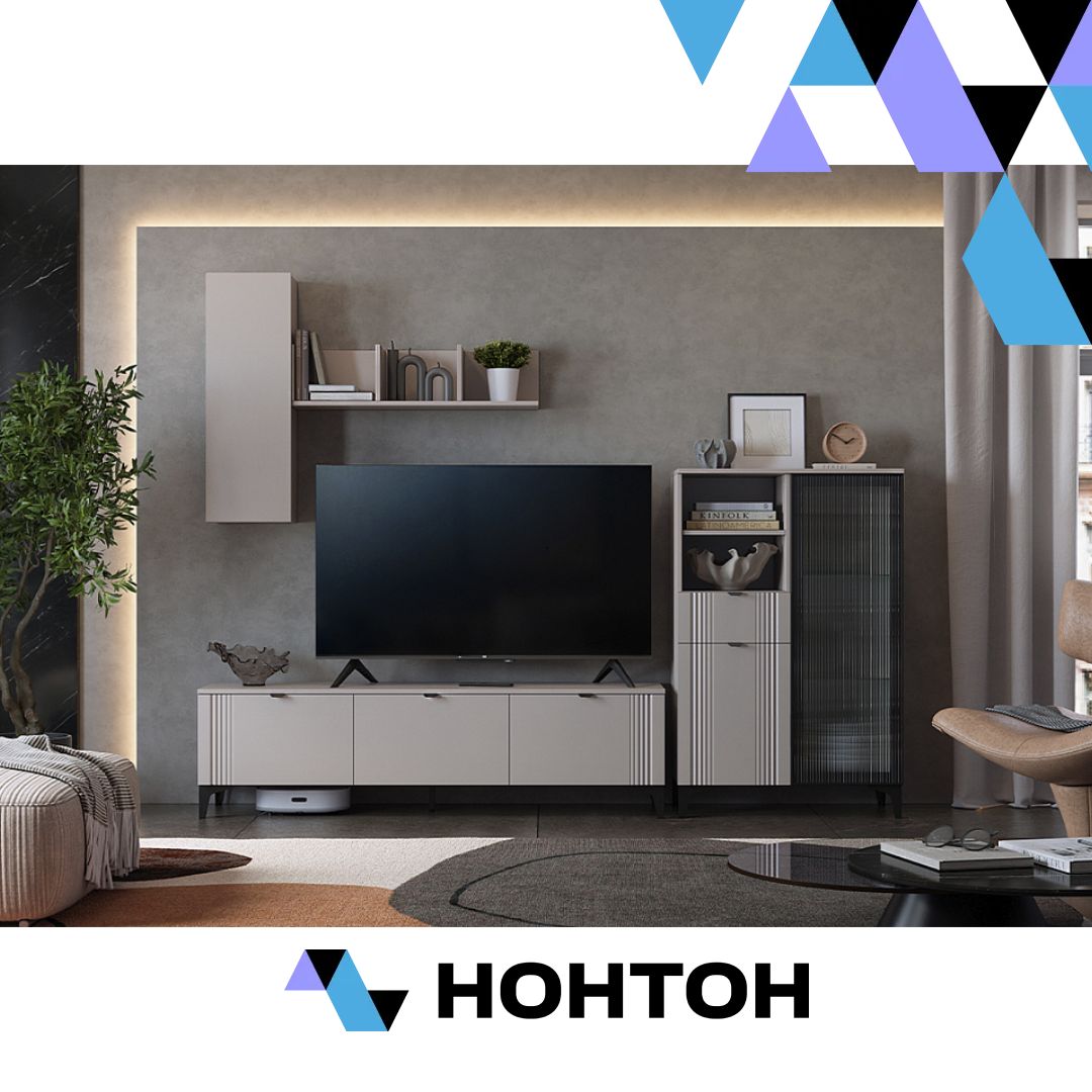 Гостиная Рич №3 кашемир / фраппучино матовый