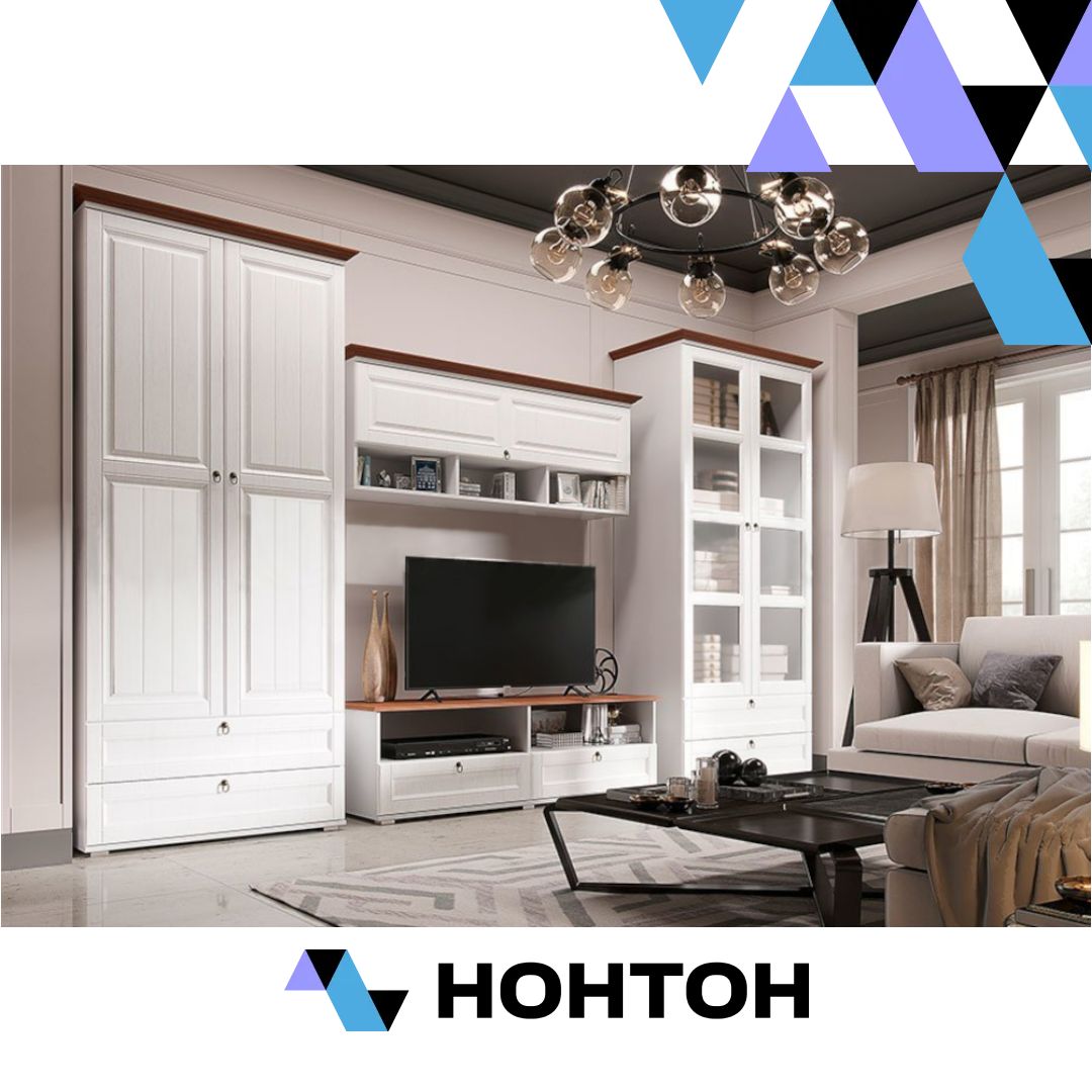 Гостиная Валенсия белая