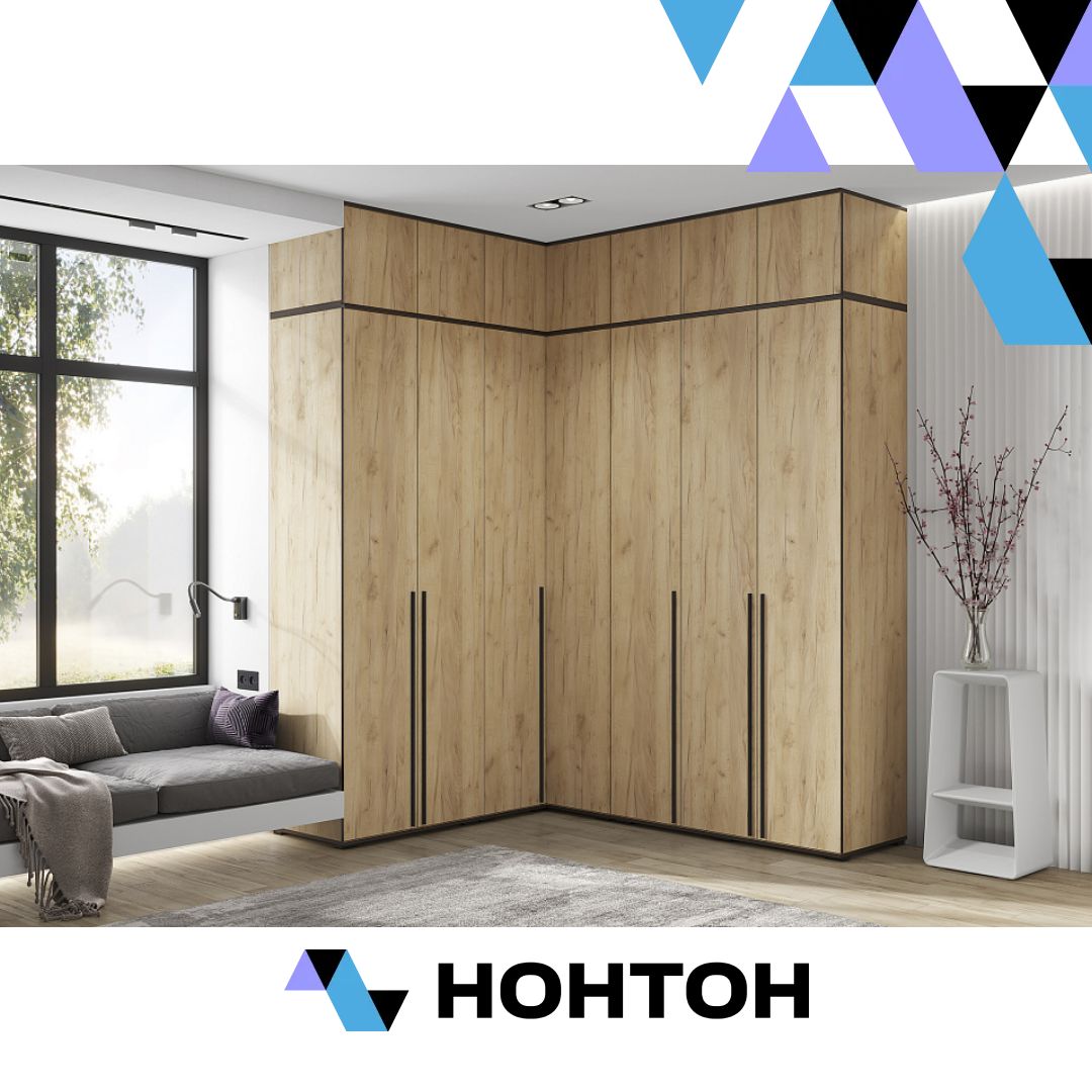 Комплект шкафов с антресолью Норд №4 дуб крафт