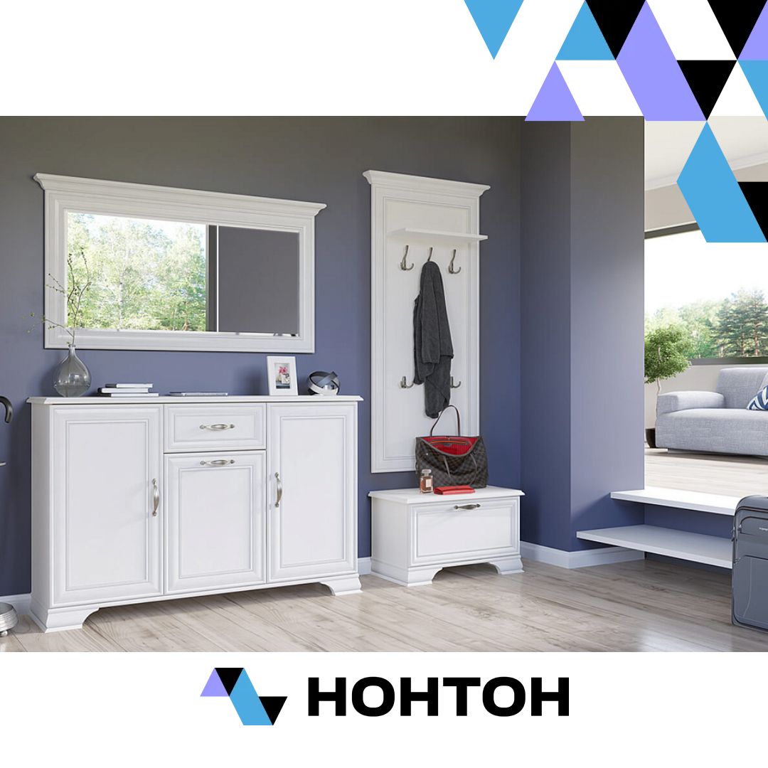 Прихожая Tiffany вудлайн кремовый