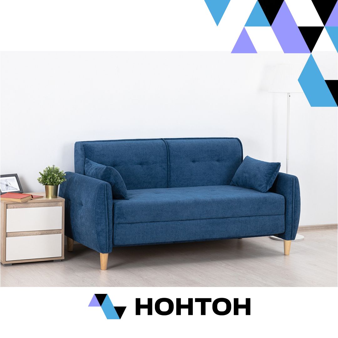 Диван еврокнижка Анита синий