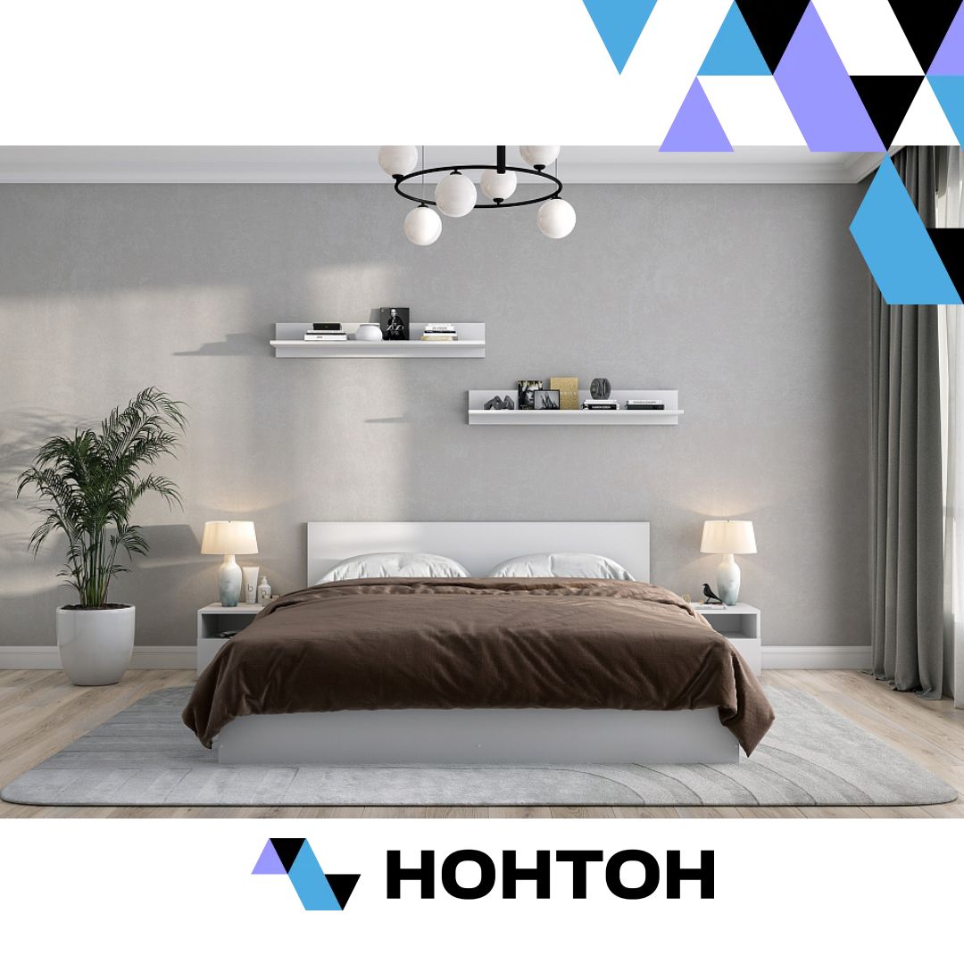 Спальня Грейс белая текстурная