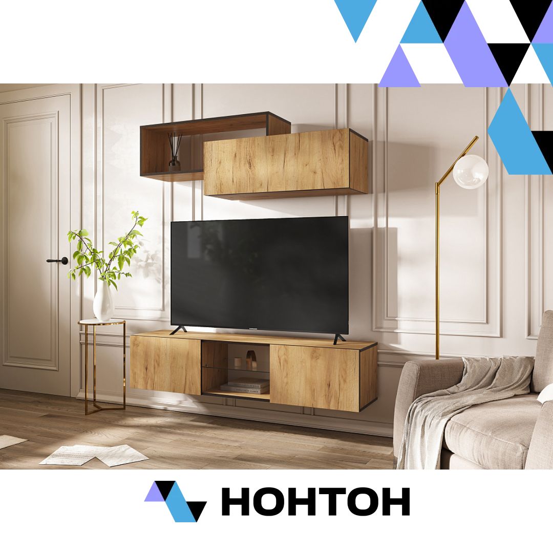 Гостиная Норд №1 дуб крафт