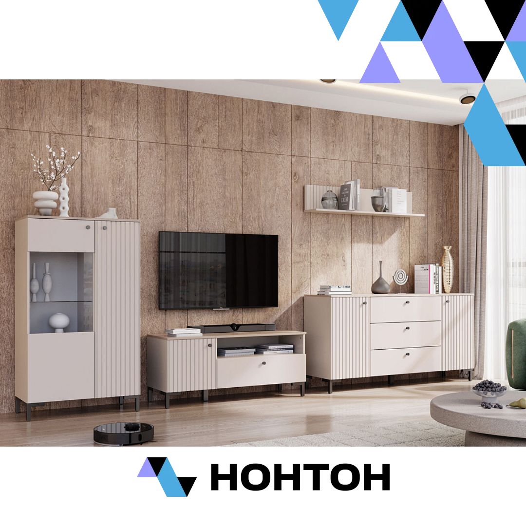 Гостиная Тоскана кашемир серый / акация