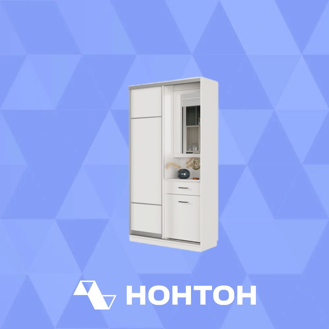 Прихожая-купе Фет мини белая