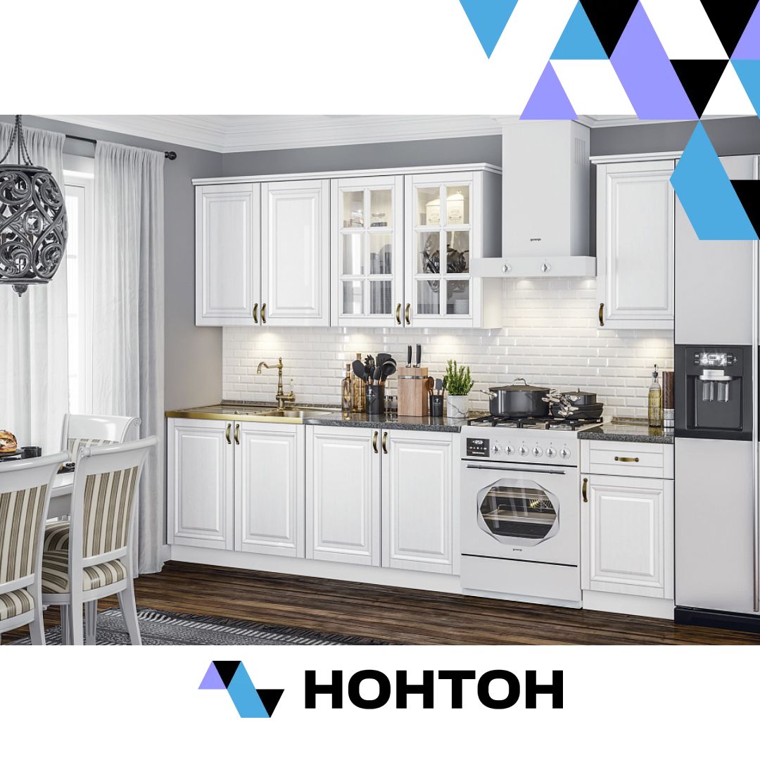 Кухня Престиж №3 2.0 м браш вайт