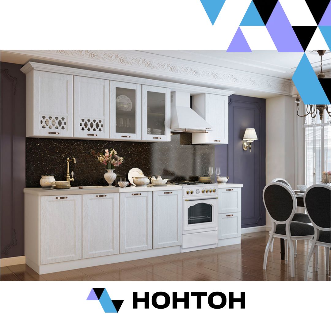 Кухня Милано №2 2.0 м белый