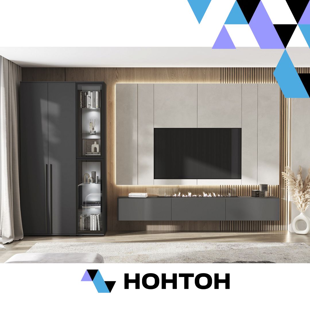 Гостиная Норд №3 графит