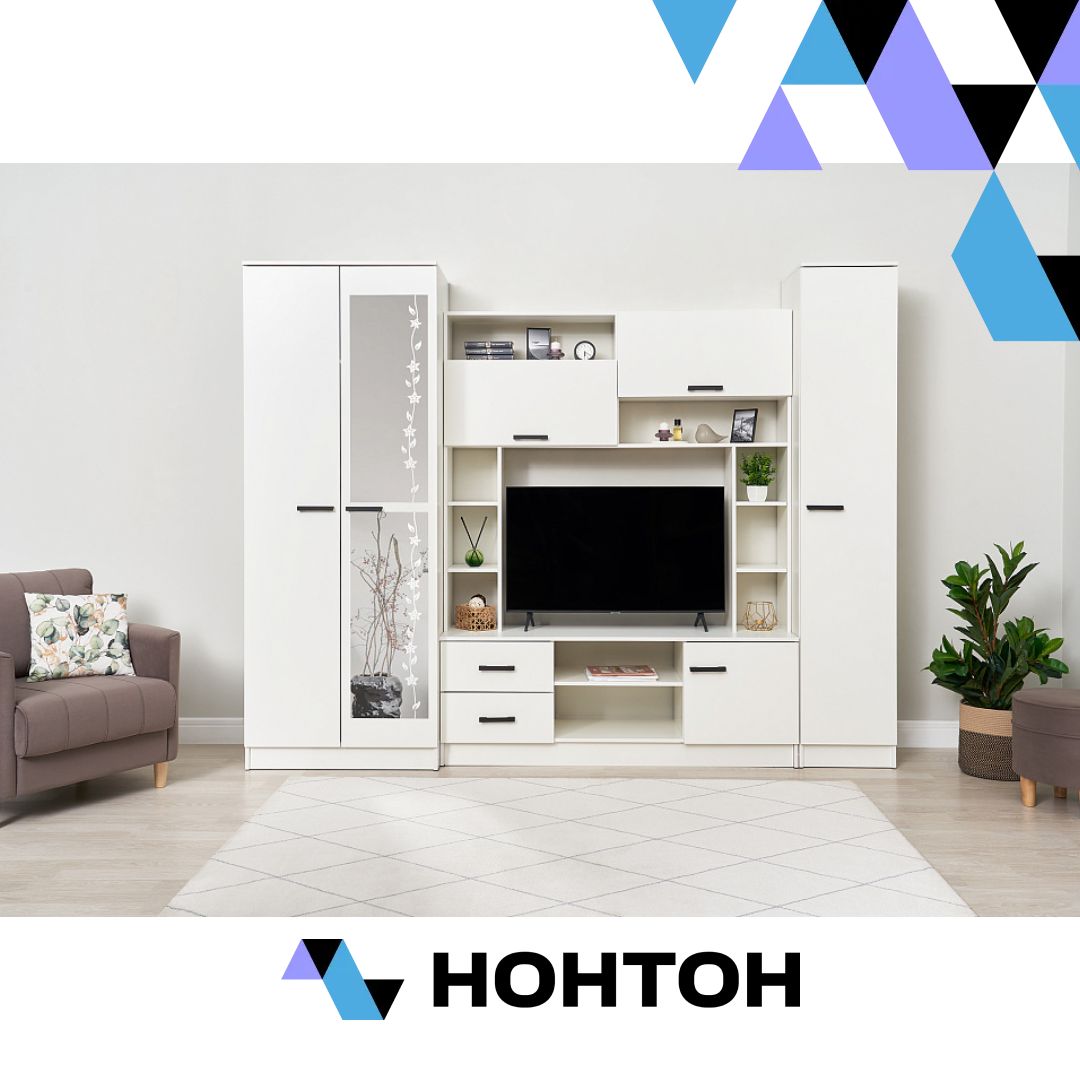 Гостиная Марта-11 белая