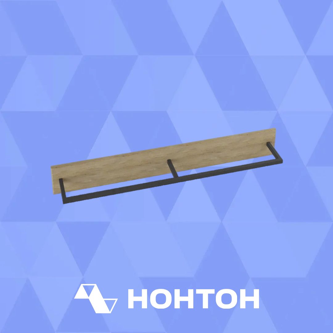 Вешалка настенная Лори L дуб сонома