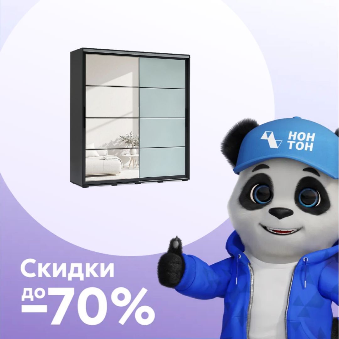 Шкаф-купе Крафт-6 графит