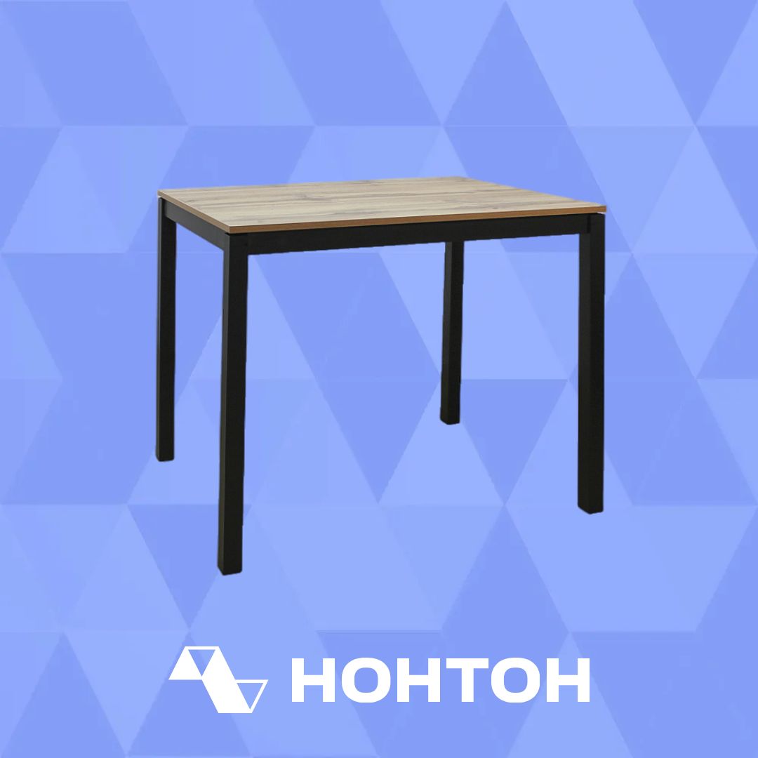 Стол Симпл 2 черный / дуб вотан