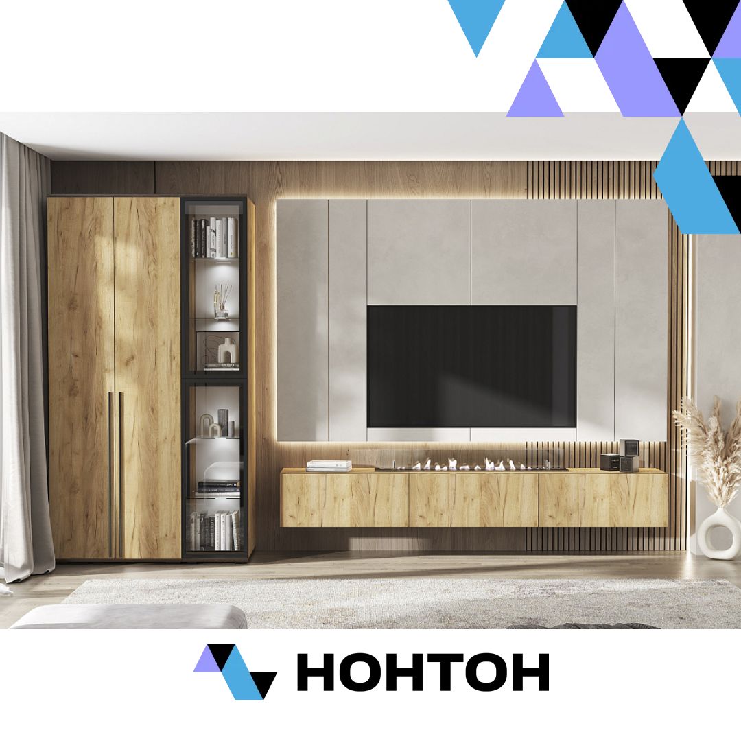 Гостиная Норд №3 дуб крафт