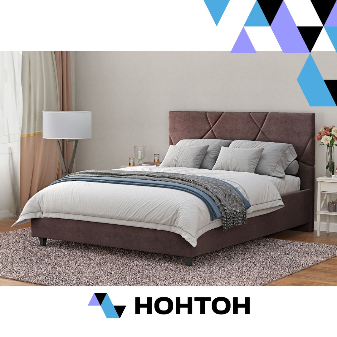 Кровать Лилу коричневая